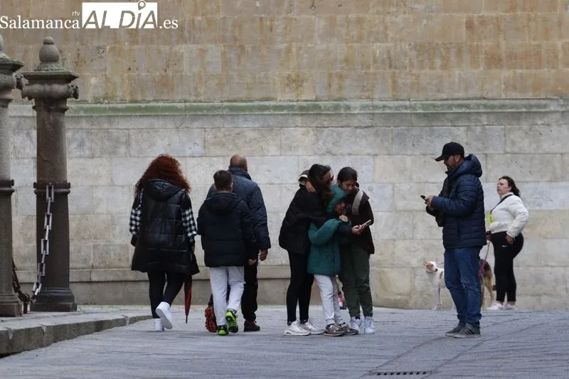 Ambiente en el centro de Salamanca el domingo. Fotos: Raúl González Riego.