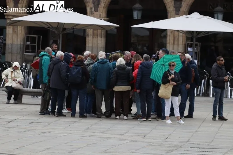 Ambiente en el centro de Salamanca el domingo. Fotos: Raúl González Riego.