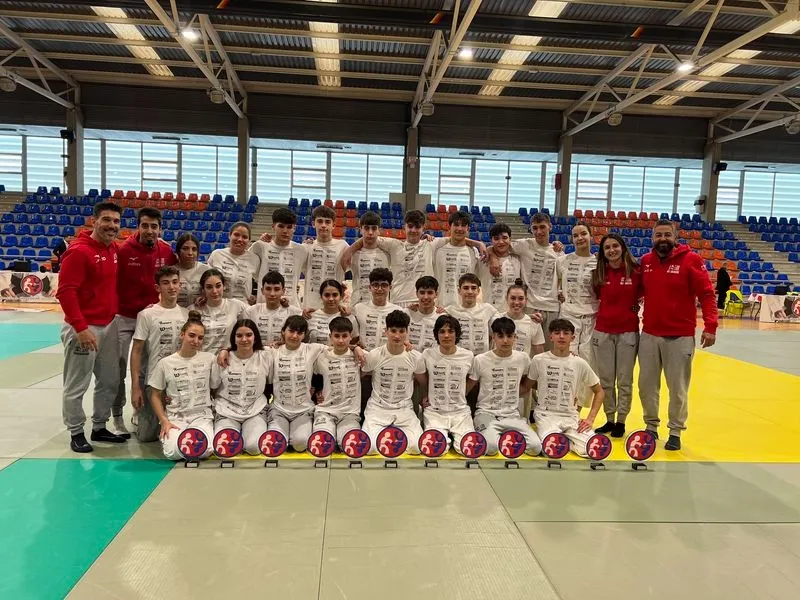 Deportistas del Club Doryoku en el Campeonato Autonómico infantil y cadete de Castilla y León