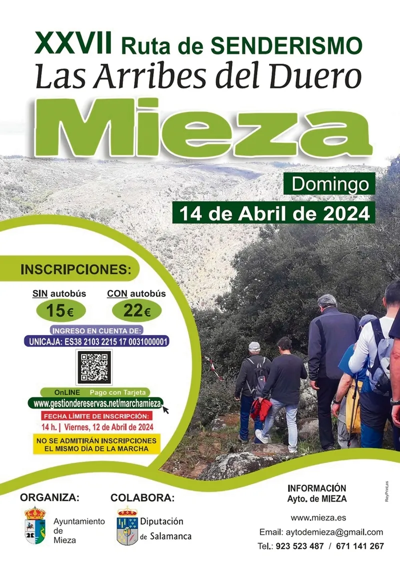 Foto 4 - Mieza tiene todo preparado para celebrar este domingo la XXVII Ruta de Senderismo 'Arribes del Duero'