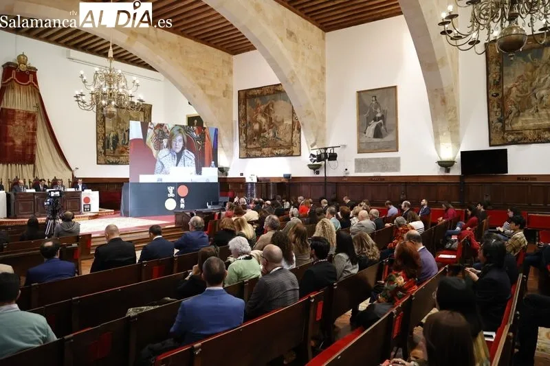 Inauguración del Foro España – Japón sobre Longevidad en el Paraninfo de la USAL. Foto: David Sañudo