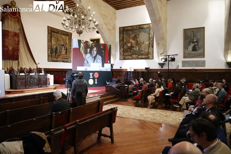 Inauguración del Foro España – Japón sobre Longevidad en el Paraninfo de la USAL. Foto: David Sañudo