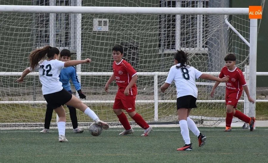 Foto 3 - El Alev&iacute;n Femenino del Ciudad Rodrigo vence al Hergar E dando una gran imagen