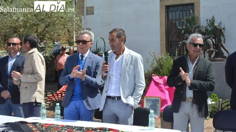 El torero Ortega Cano ha sido uno de los asistentes al homenaje a Julio Robles