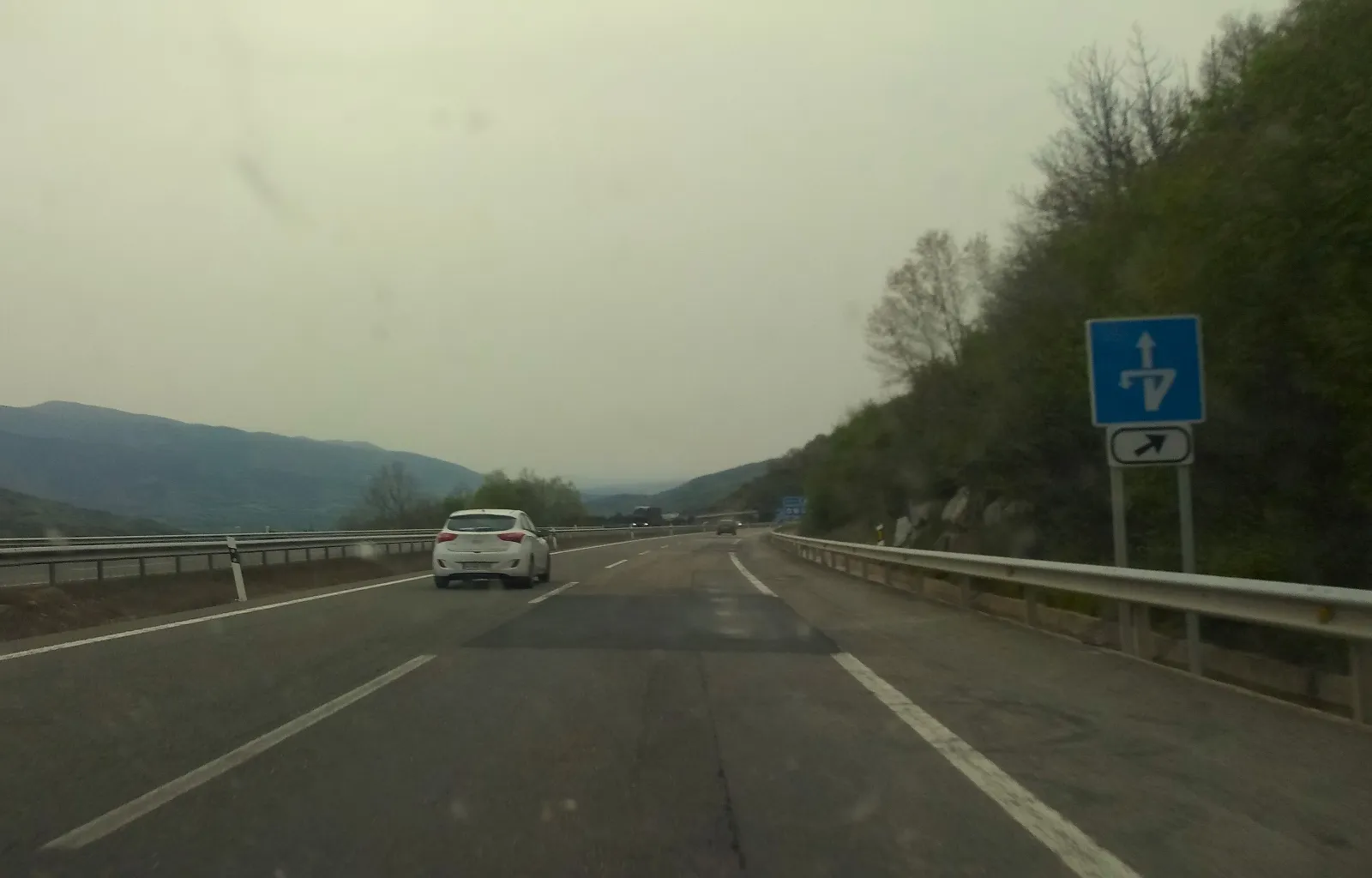 Piden al Gobierno que repare el firme del puerto de Béjar y del puerto de Vallejera en la A-66