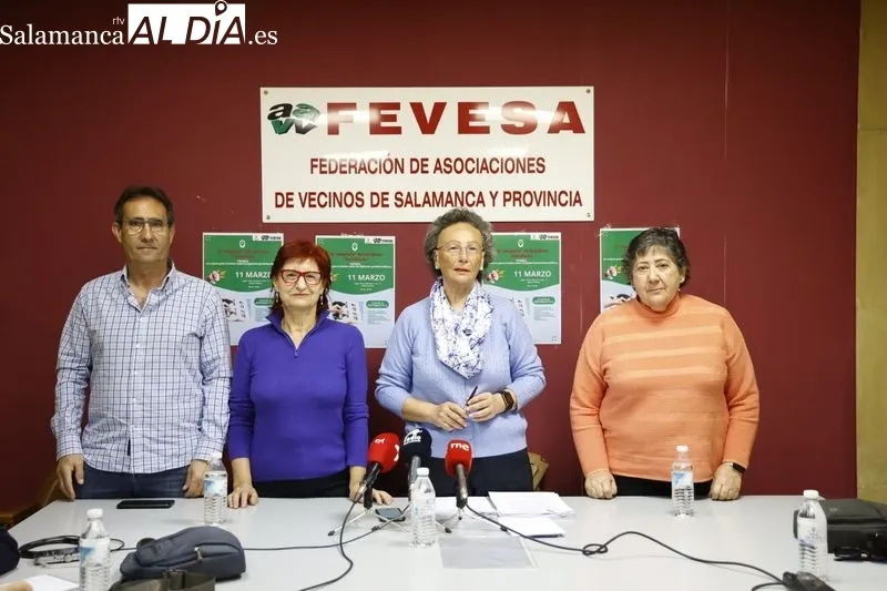 Rueda de prensa de FEVESA sobre las viviendas y pisos turísticos en Salamanca. Foto de David Sañudo