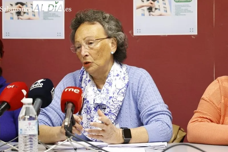 Rueda de prensa de FEVESA sobre las viviendas y pisos turísticos en Salamanca. Foto de David Sañudo