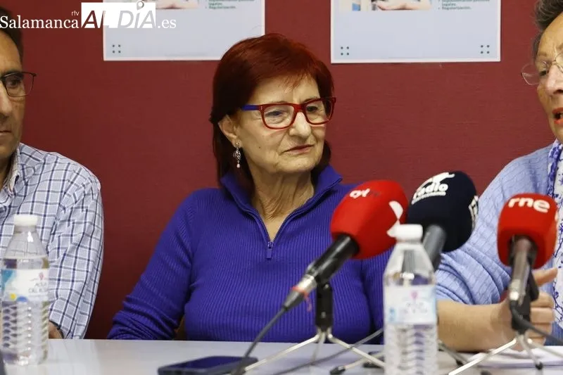 Rueda de prensa de FEVESA sobre las viviendas y pisos turísticos en Salamanca. Foto de David Sañudo