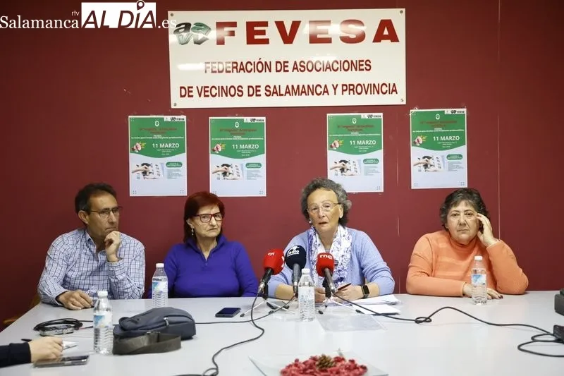 Rueda de prensa de FEVESA sobre las viviendas y pisos turísticos en Salamanca. Foto de David Sañudo