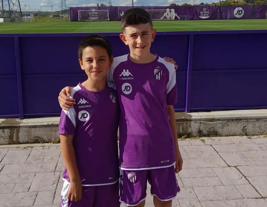 Foto 4 - Juan Benito, Sergio Dur&aacute;n y Marco Hern&aacute;ndez entrenan con el Real Valladolid