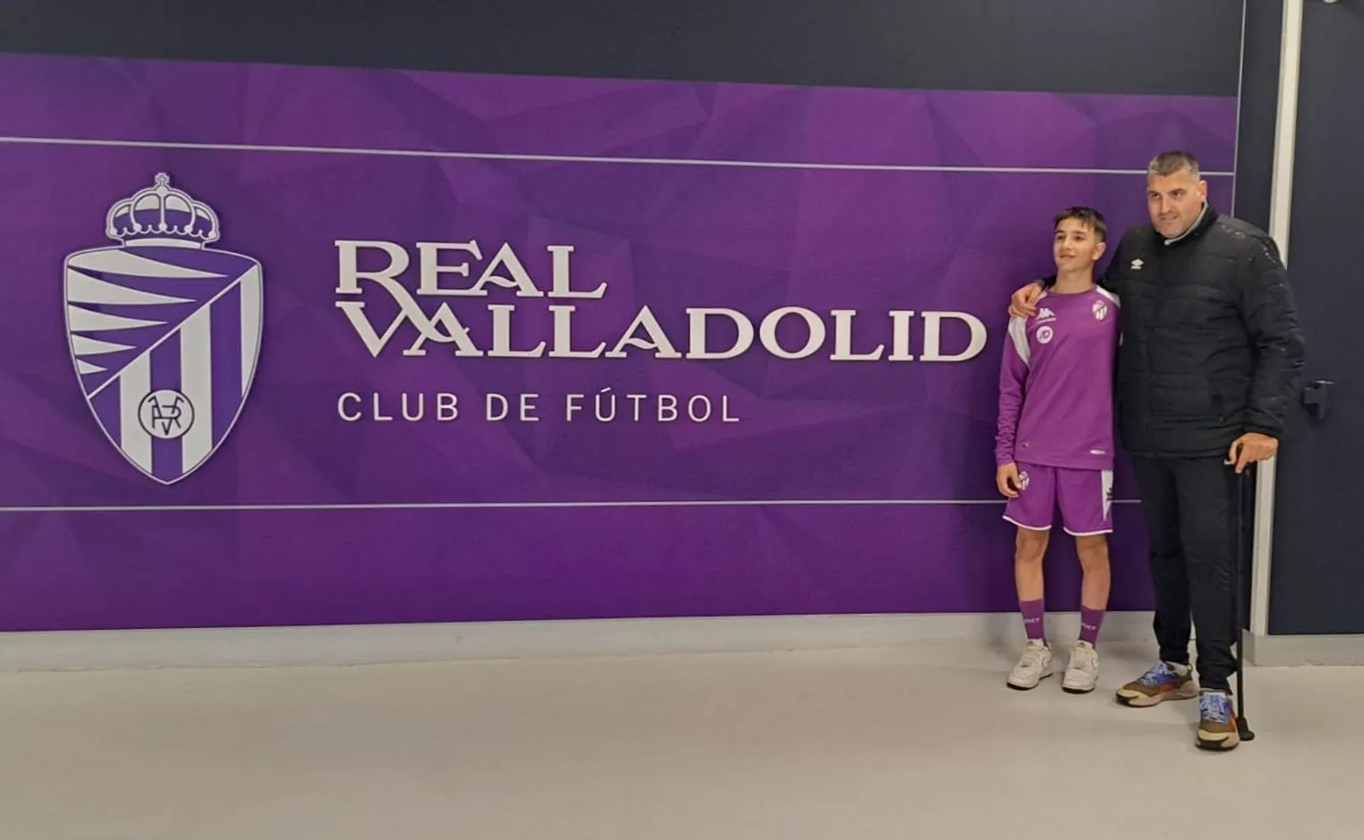 Foto 4 - Marco Gallego disfruta de la experiencia de entrenar con el Real Valladolid