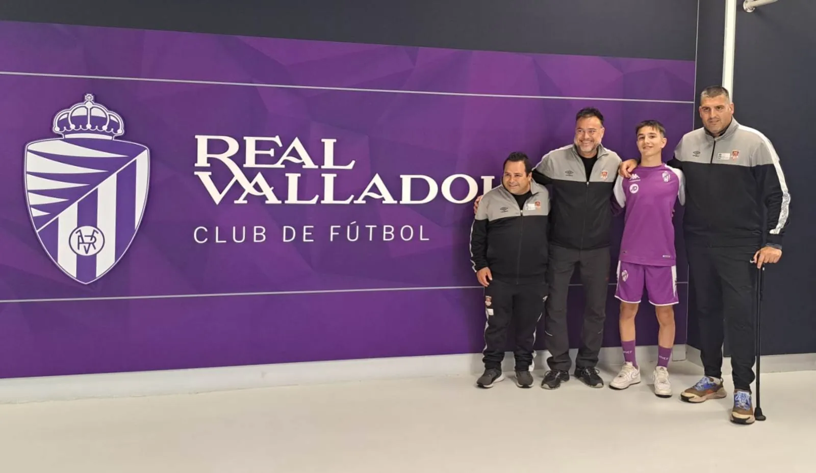 Foto 3 - Marco Gallego disfruta de la experiencia de entrenar con el Real Valladolid