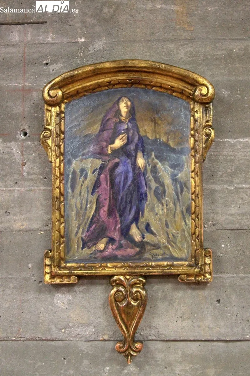 Obras del pintor Jerónimo Prieto en Salamanca. Foto: José Amador Martín