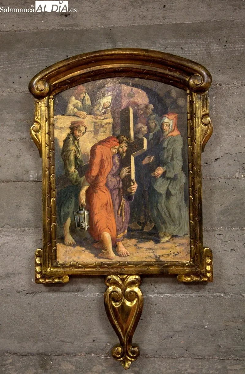 Obras del pintor Jerónimo Prieto en Salamanca. Foto: José Amador Martín