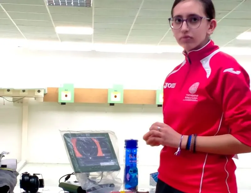 Gloria Sánchez, campeona de la Copa Federación de pistola con aire comprimido