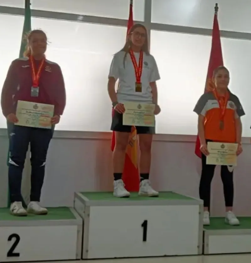 Gloria Sánchez, campeona de la Copa Federación de pistola con aire comprimido