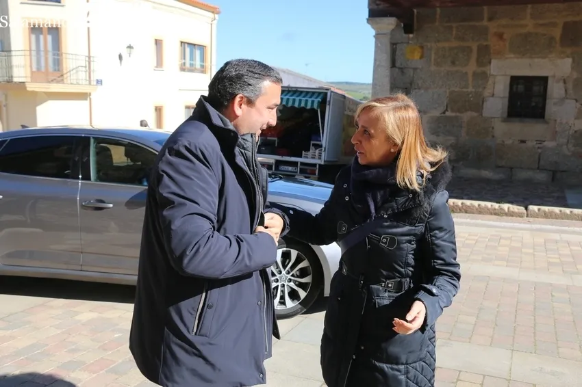 Inauguración de las obras de musealización del castillo de San Felices de los Gallegos / CORRAL 