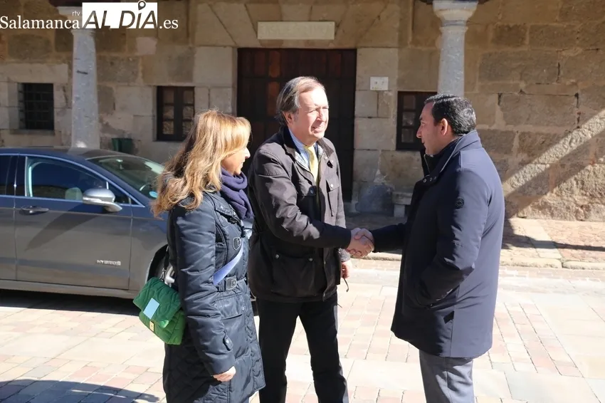 Inauguración de las obras de musealización del castillo de San Felices de los Gallegos / CORRAL 