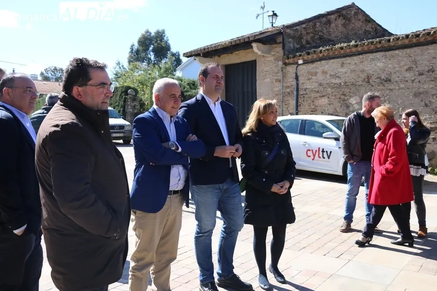 Inauguración de las obras de musealización del castillo de San Felices de los Gallegos / CORRAL 