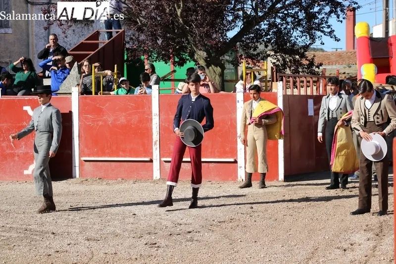 Entretenida tarde taurina en Olmedo de Camaces / CORRAL 