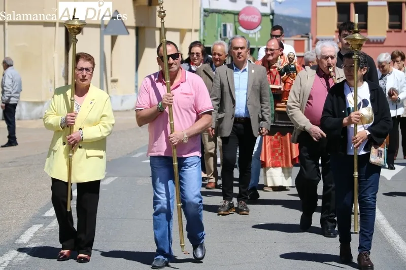 Actos religiosos y convite en La Fregeneda para honrar a San Marcos / CORRAL