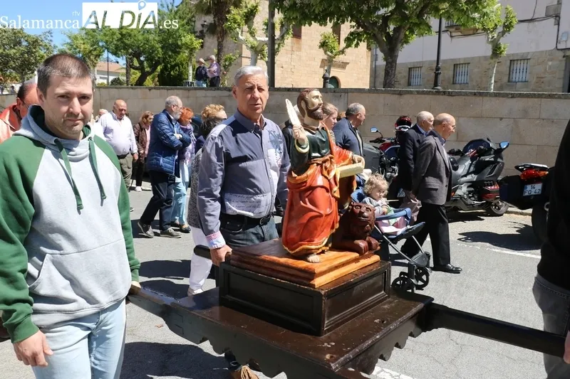 Actos religiosos y convite en La Fregeneda para honrar a San Marcos / CORRAL