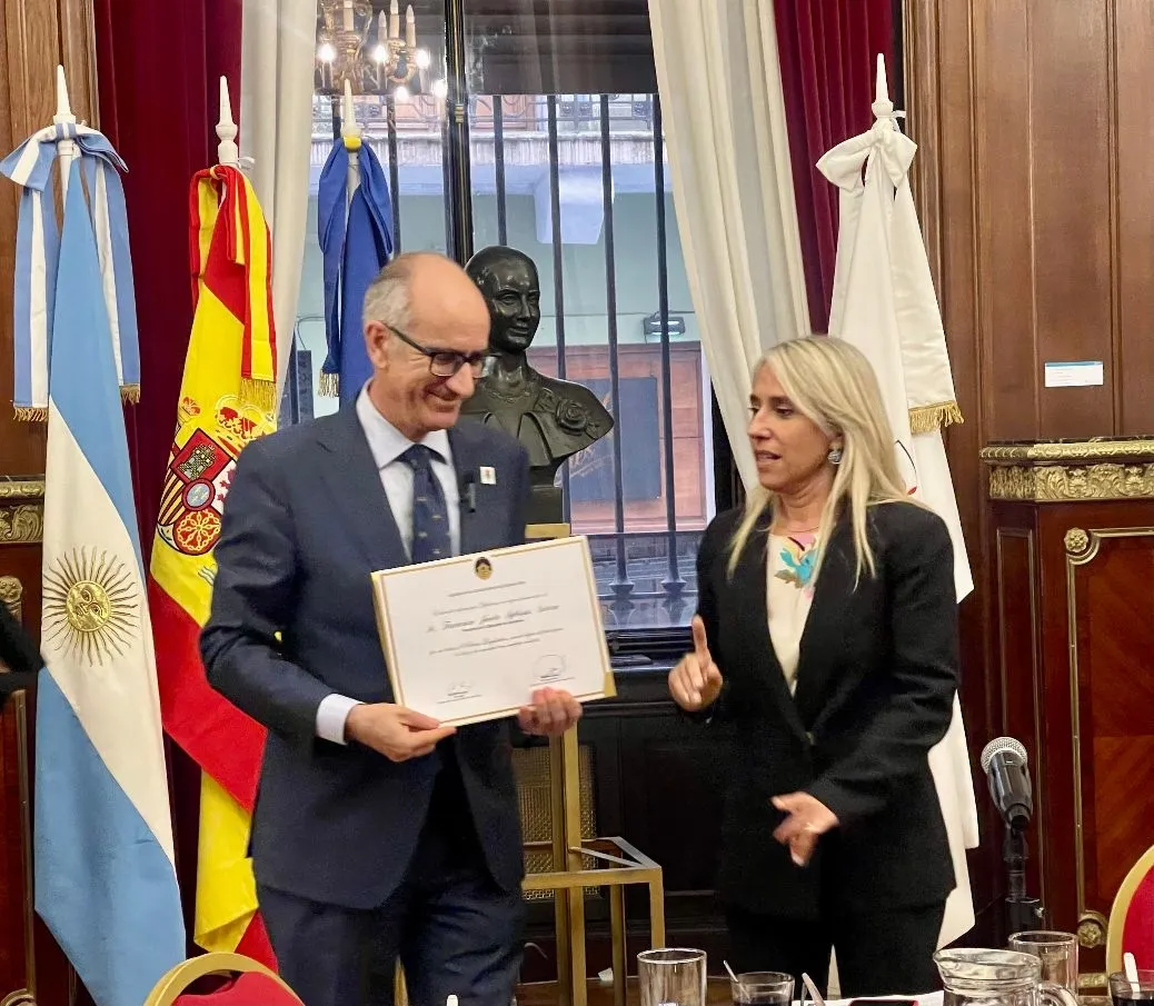 La delegación de la Diputación de Salamanca recibida en la sede de la Legislatura de la Ciudad de Buenos Aires 