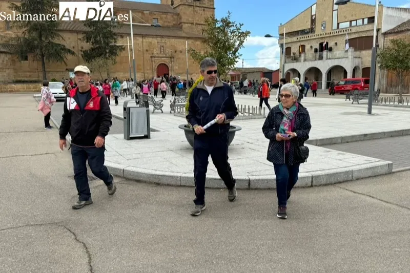 Cientos de personas participaban en la. XXX Marcha Solidaria de Las Villas
