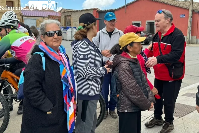 Cientos de personas participaban en la. XXX Marcha Solidaria de Las Villas
