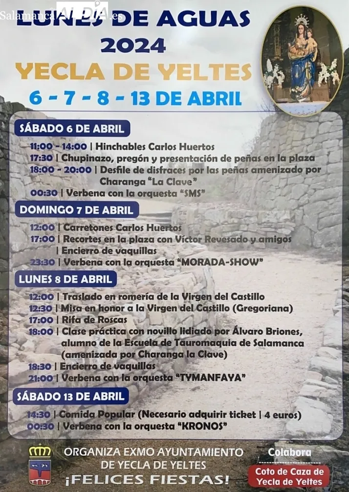 Foto 2 - En Yecla de Yeltes tienen todo a punto para celebrar las fiestas del Lunes de Aguas