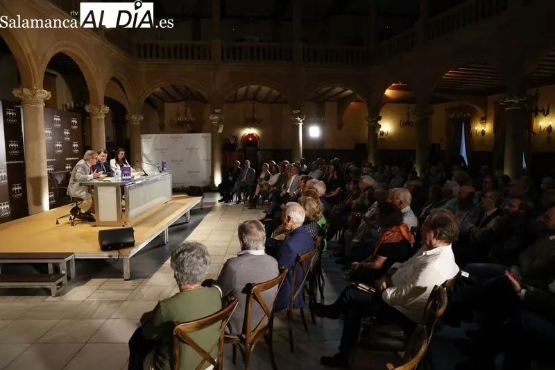 Presentación del libro de Graciano Palomo 'Éxodo y poder, una historia crítica de la derecha española' en el Casino de Salamanca. Fotos: David Sañudo