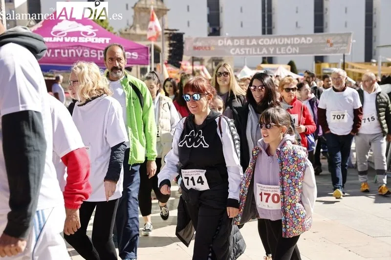 Marcha familiar por el Día de Castilla y León. Fotos: David Sañudo.