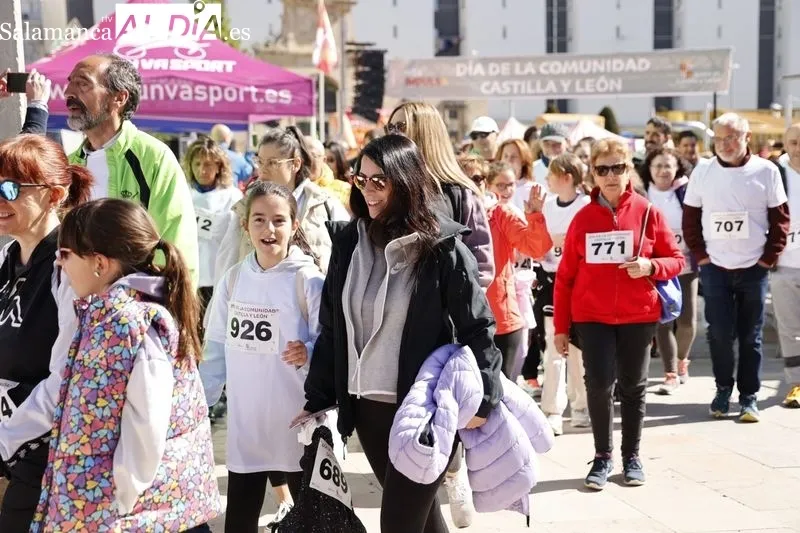 Marcha familiar por el Día de Castilla y León. Fotos: David Sañudo.
