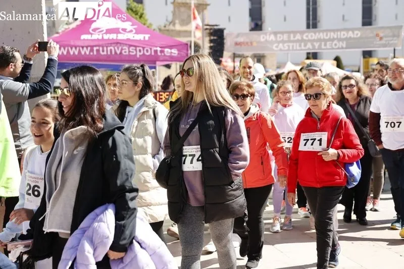 Marcha familiar por el Día de Castilla y León. Fotos: David Sañudo.
