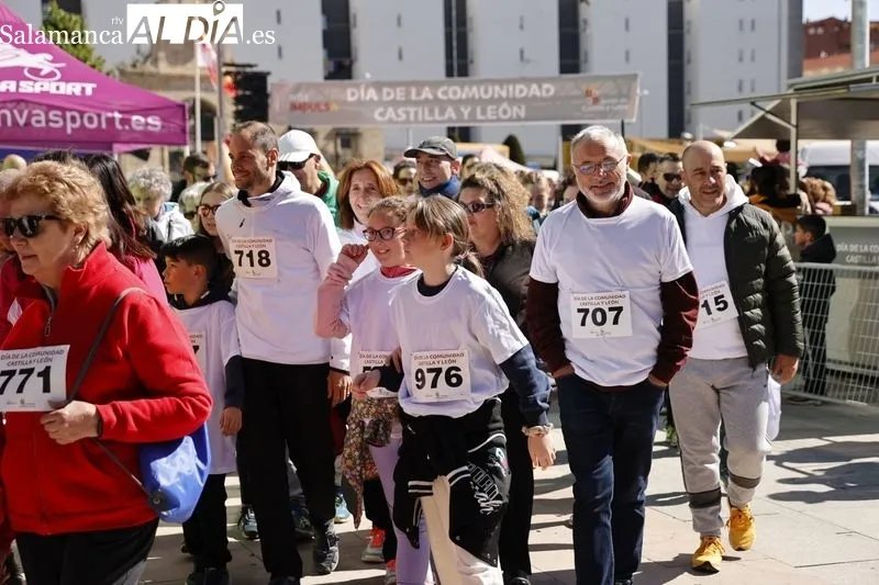 Marcha familiar por el Día de Castilla y León. Fotos: David Sañudo.