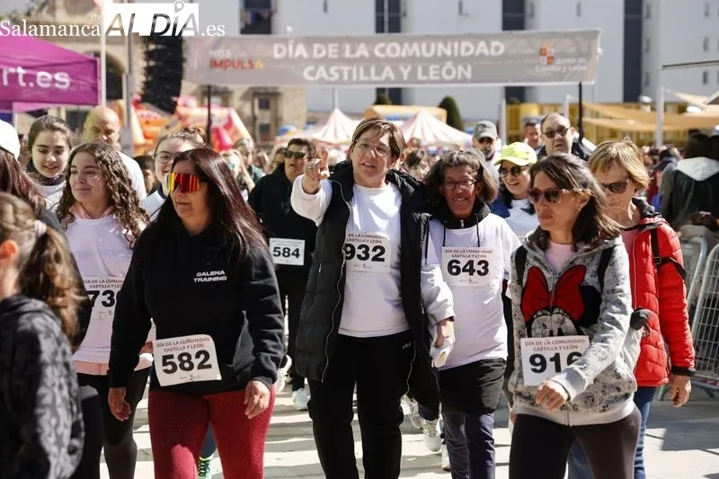 Marcha familiar por el Día de Castilla y León. Fotos: David Sañudo.