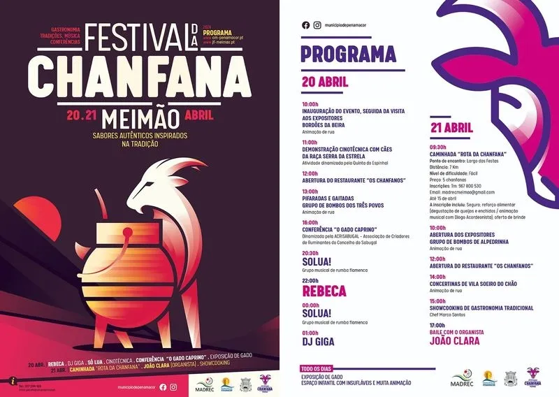 FESTIVAL DA CHANFANA MEIMÃO-PROGRAMA