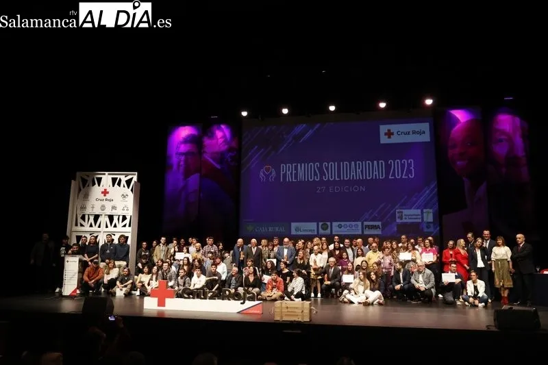 Premios de Cruz Roja en Salamanca. Fotos: David Sañudo.