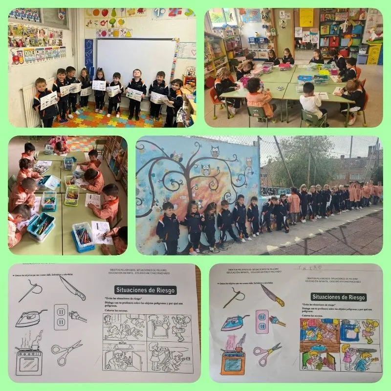Foto 5 - El colegio Antonio Machado sensibiliza a sus alumnos en prevenci&oacute;n de riesgos