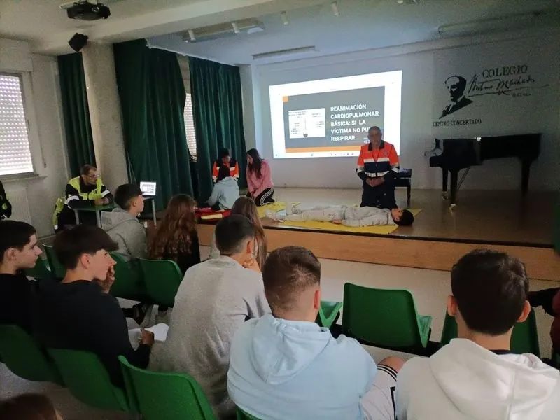Foto 4 - El colegio Antonio Machado sensibiliza a sus alumnos en prevenci&oacute;n de riesgos