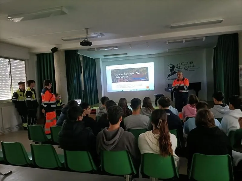 Foto 3 - El colegio Antonio Machado sensibiliza a sus alumnos en prevenci&oacute;n de riesgos