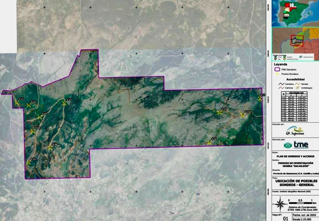 Extremadura admite la solicitud de un permiso de investigación minero que afecta a El Payo y Navasfrías