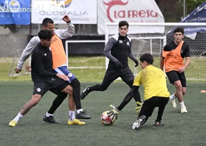 Galván y Caramelo, bajas en el entrenamiento del Salamanca UDS 