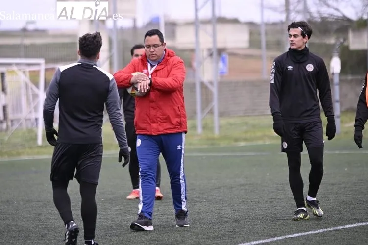 Galván y Caramelo, bajas en el entrenamiento del Salamanca UDS 