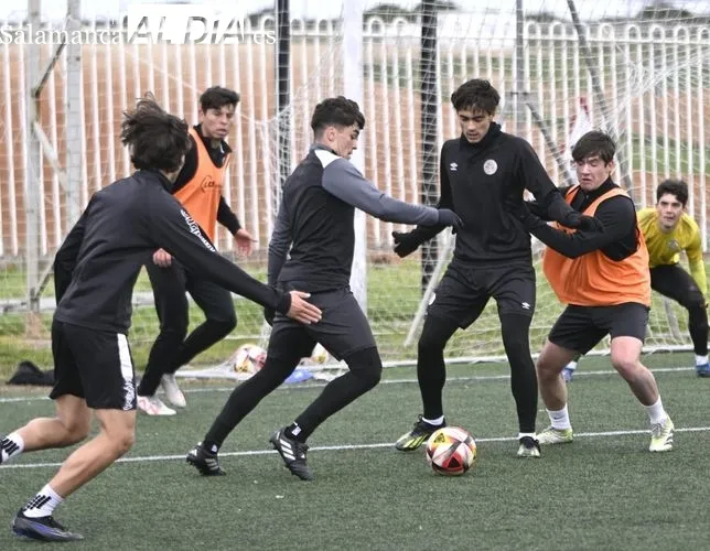 Galván y Caramelo, bajas en el entrenamiento del Salamanca UDS 
