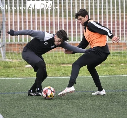 Galván y Caramelo, bajas en el entrenamiento del Salamanca UDS 