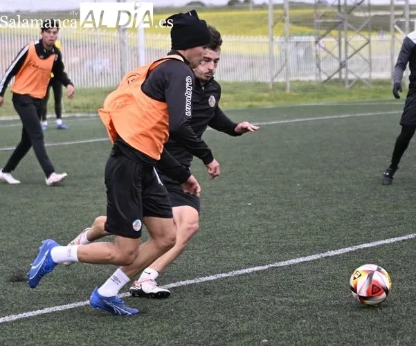 Galván y Caramelo, bajas en el entrenamiento del Salamanca UDS 