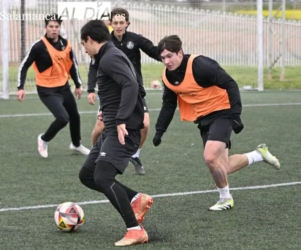 Galván y Caramelo, bajas en el entrenamiento del Salamanca UDS 