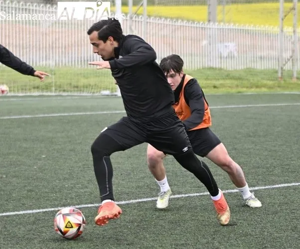 Galván y Caramelo, bajas en el entrenamiento del Salamanca UDS 