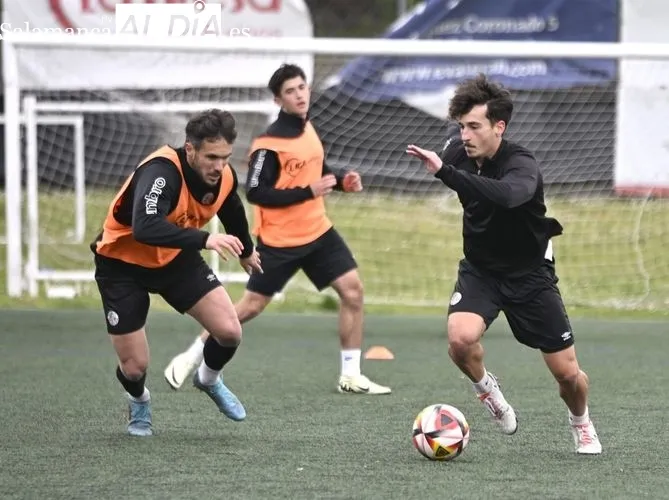 Galván y Caramelo, bajas en el entrenamiento del Salamanca UDS 